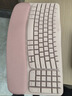 罗技（Logitech）Wave Combo 无线人体工学键鼠套装 垂直鼠标 无线蓝牙鼠标 办公键盘 无线键盘 蓝牙键盘 粉色 实拍图