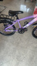 永久儿童自行车6-10-15岁以上中大童变速减震山地车单车赛车男女孩 辐条-维卡紫【减震 碟刹 99%装】 20寸单速【适合130-155cm】 实拍图