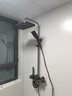 JOMOW恒温淋浴花洒套装数显增压沐浴全铜全套卫浴一体式上门安装枪灰色 「2026上新」智能数显恒温-枪灰W11 实拍图
