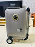 爱尔威（Airwheel）电动行李箱可骑行智能拉杆登机箱可坐可代步20英寸SL豪华版一银 实拍图