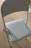 星恺椅子折叠椅凳子电脑椅子靠背餐椅学习椅办公椅 XK1022灰色网布 实拍图