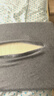 诺伊曼 NOYOKE枕头低薄款颈椎枕头矮枕专用深助睡眠觉零压力养护加大枕【深灰】 实拍图