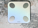 云麦智能心率体脂秤mini5 充电家用电子秤体重秤高精准73项身体数据监测管理 塑形减脂称重 白色款 实拍图