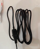 山泽 两孔电源延长线二插芯3米【3C认证】 电动车空调电脑电视主机插线板/插座头加长线DY-15 实拍图