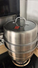 康巴赫304不锈钢三层蒸锅蒸笼复底大汤蒸锅多功能锅具30cm燃气灶通用 实拍图