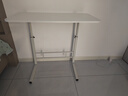 安尔雅电脑桌可移动现代简约小户型家用可升降小桌子 80x40CM纯白色 实拍图