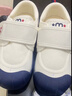牧童幼儿园鞋春秋款室内鞋男童防撞学步鞋女宝宝小白鞋 海军蓝26 实拍图