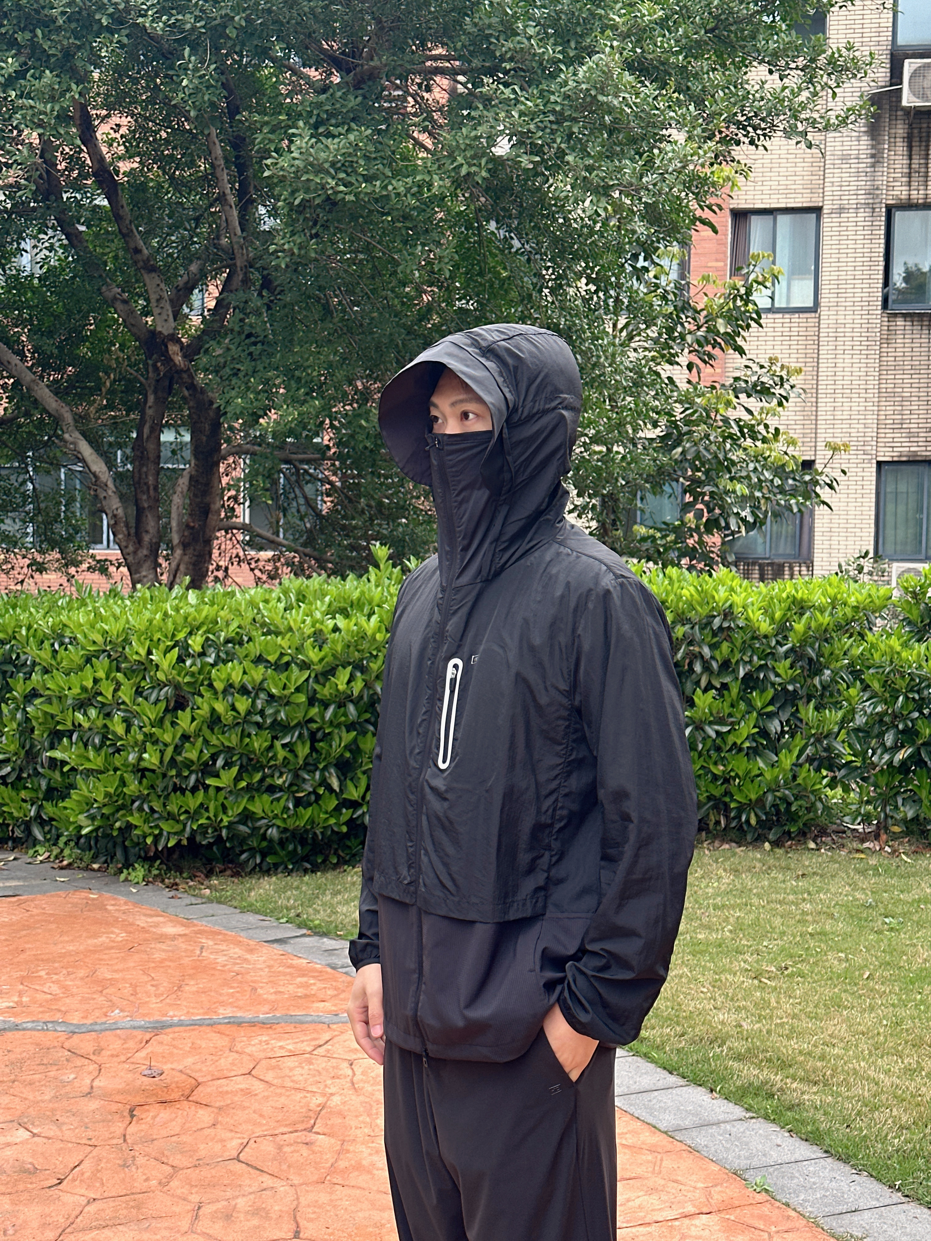 蕉内（Bananain）【王一博同款】502UV Pro男女士新同款防晒衣服冰丝夏季外套 黑色 L 实拍图