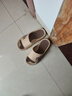 回力运动拖鞋男浴室内户外不易滑厚底凉拖鞋HL39391棕色41-42码 实拍图