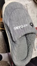 【福利价】小熊小兔棉拖秋冬季情侣保暖学生男拖鞋女居家棉拖鞋 小熊小兔棉拖-灰色 42-43 适合41-42 实拍图