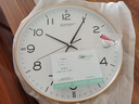 康巴丝（Compas）挂钟客厅钟表 简约石英钟表挂墙时钟 3294A 金色 实拍图
