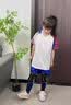 凯日虎2026新款儿童足球服套装定制男女童小学生速干训练比赛队服 8802-白宝蓝（男女同款） 4XS(身高100-120CM） 实拍图