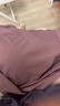 VICTORIATOURIST瑜伽服女春夏运动套装长袖速干女士健身普拉提训练服带胸垫紫XL 实拍图