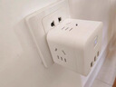 公牛（BULL）30WPD苹果快充魔方插座/USB插线板/插排/桌面充电站宿舍家用接线板 3位全长1.5米 GNV-UU2303H总控 实拍图