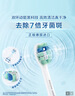 飞利浦（PHILIPS）电动牙刷头官方原装适配钻石3/7/9系列刷柄 亮白 欧洲进口 3支装HX6063/67 白色 实拍图