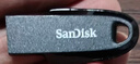 闪迪（SanDisk）128GB USB3.2 U盘 CZ550黑色 读速100MB/s 安全加密 数据恢复 学习办公电脑车载 高速大容量优盘 实拍图