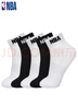 NBA短筒袜子男士春夏休闲运动短袜低帮舒适精梳棉跑步袜5双 实拍图