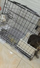 宠乐乖（CHONGLEGUAI）狗笼猫笼狗笼子中小型犬带厕所幼犬折叠便携猫笼子猫咪兔笼850ZG 实拍图