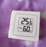 电子温湿度计笑脸显示天气高精准家用婴儿房温度表湿度表壁挂式干湿显示湿度计 【一个装】白色 实拍图