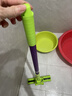 妙洁胶棉拖把27cm杆长120共2头滚轮式懒人家用一拖净免手洗海绵吸水 实拍图