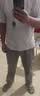 【纯棉耐磨】春秋季纯色休闲裤男士宽松大码直筒裤工装加绒工作裤 浅灰色+铁灰色 【夏薄款】 XL 【适合140-160斤体重】 实拍图