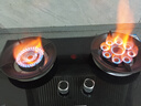 科厨好太太燃气灶天然气煤气灶双灶具大火力嵌入式聚能猛火节能天然气灶液化气炉灶台式 (液化气)九腔鸳鸯+防爆玻璃+ 铜盖 大火力 实拍图