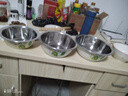 不锈钢盆套装洗菜沥水盆家用油盆厨房打蛋和面汤盆可爱卡通小恐龙 卡通恐龙盆三件套【20-22-24】 实拍图