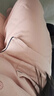 红豆居家女士40S精梳紧密赛络纺220g加厚纯棉睡衣女家居服 微粉色 M 实拍图