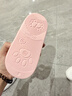 B.Duck小黄鸭童鞋儿童拖鞋男童透气洞洞鞋女童可爱家居鞋0954浅粉26 实拍图