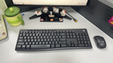 罗技（Logitech）MK295 键鼠套装 无线键鼠套装 办公键鼠套装 轻音键鼠套装 全尺寸 带无线2.4G接收器 黑 实拍图