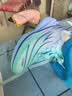 Tcellars运动鞋碳板跑步鞋男鞋秋冬新款透气竞速跑鞋 宝蓝绿 36 实拍图
