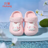 牧童儿童拖鞋夏男宝宝洞洞鞋软底女童卡通洗澡婴幼儿家居鞋萌兔粉140 实拍图