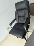 顾全电脑椅办公椅可躺160° 久坐舒适老板椅 人体工学椅C570金黑纤 实拍图