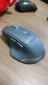 英菲克（INPHIC）M9 无线鼠标可充电轻音办公人体工学电脑台式笔记本2.4G通用便携Typec 灰【可视电量】 实拍图