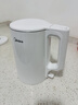 美的（Midea）电热水壶家用烧水壶泡茶0涂层食品级304不锈钢自动断电双层防烫全钢无缝1.5L大容量 MK-HJ1566 实拍图