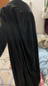 UR2026春季新款女装简约休闲纯色超宽松高腰A字半裙UWB550004 黑色 L (XL-XXL) 实拍图