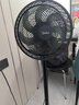 美的（Midea）【超级单品】七叶轻音立式电风扇家用柔风落地扇台式桌面小型风扇大风量节能摇头宿舍电扇 SAF30AB 实拍图