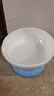 乐优派猫碗陶瓷狗碗猫食盆狗盆宠物碗猫粮碗高脚大容量 月球碗蓝色 实拍图