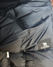 骆驼火山羽绒服男女冬季连帽防泼防风鸭绒轻暖情侣面包服 黑色 男女同款,7674B XL 实拍图
