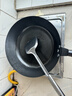 京严铁锅炒锅无涂层不粘炒菜锅电磁炉燃气专用锅具精铁平底锅已开锅 【0涂层｜持久不粘】锤纹锻打+盖+铲 28cm 厚底薄壁｜久用不凸｜导热迅速 实拍图