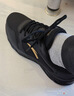 安踏男鞋运动鞋男春夏季男士软底网面透气跑步鞋休闲鞋皮面防水鞋子男 (夏季网面透气)黑/金属金 42 （8.5码） 实拍图