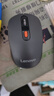 联想（Lenovo）无线蓝牙双模充电鼠标 蓝牙5.0/3.0 便携办公鼠标人体工学设计 Howard Mouse 2022充电版风暴灰 实拍图
