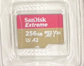闪迪（SanDisk）256GB TF(MicroSD)内存卡 4K极速金卡A2 V30 U3行车记录仪 运动相机无人机 监控存储卡 读190MB/s 实拍图