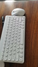 B.O.W航世MK610 无线键盘鼠标套装 复古巧克力79按键 笔记本电脑办公通用键鼠套装 白色 实拍图