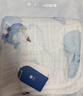 babycare婴儿浴巾新生儿童竹棉纱布洗澡巾无帽95*95cm鲸鱼乐车 实拍图