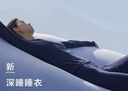亚朵星球深睡睡衣女士睡衣睡裤家居服春夏套装女士长袖带胸垫高端礼物送礼 深睡蓝【长袖长裤】 S 实拍图