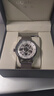 冠琴（GUANQIN）手表男士机械表雕花系列全自动镂空夜光防水商务瑞士品质国潮腕表 网带银色白面 实拍图