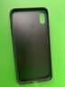 ESCASE 苹果iPhoneXsMax手机壳 iphone保护套 6.5英寸个性创意全包边防摔贴皮背壳 ES-19深邃黑 实拍图