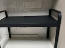 京东京造 微波炉置物架可伸缩烤箱台面收纳架子厨房烹饪器具[双层黑色] 实拍图