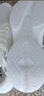 特步男鞋运动鞋子男士春夏季款网面透气越野跑步鞋轻便减震耐磨休闲鞋 帆白/北极光蓝/荧光山茶红 【店长推荐】 40 （脚长250mm） 【官方正品】 实拍图
